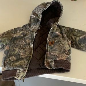 Boys Camoflauge Carhartt Jacket XXS (4-5)